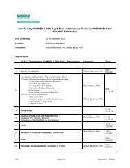 Introductory NONMEM & PDx-Pop & New and Advanced ... - ICON plc