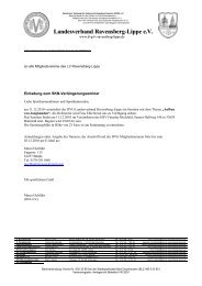 Landesverband Ravensberg-Lippe e.V. - DVG Landesverband ...