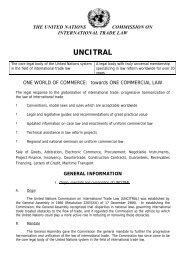 An introduction to the work of UNCITRAL - Heller Information Services