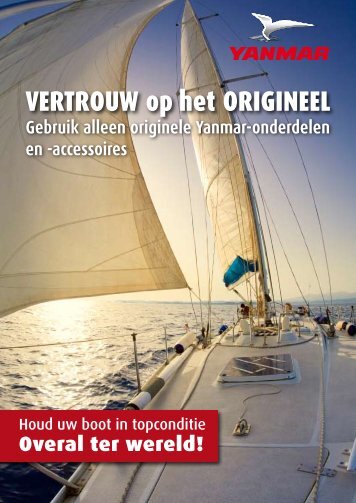 VERTROUW op het ORIGINEEL - Yanmar Benelux