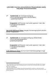 Irrtum bei arbeitsteilig tÃ¤tig werdenden Personenmehrheiten