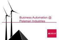 Business Automation @ Peleman Industries - Minoc