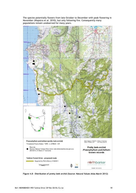 Public Environment Report Tarkine Forest Drive ... - Transport