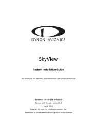 SkyView System Installation Guide - Dynon Avionics