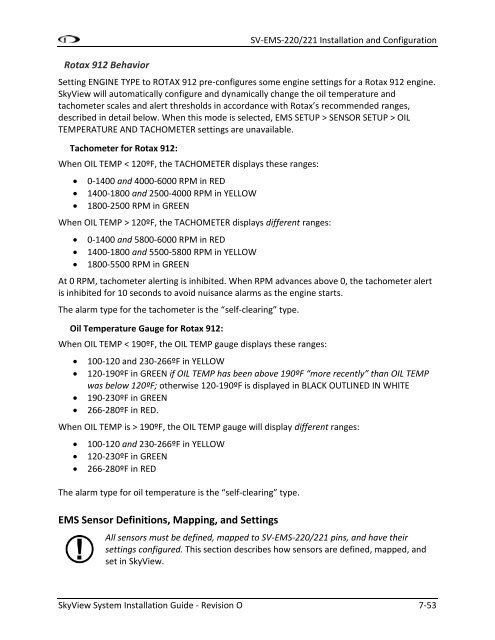 SkyView System Installation Guide - Dynon Avionics