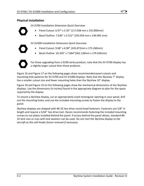 SkyView System Installation Guide - Dynon Avionics