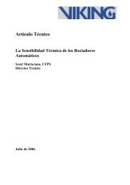 La Sensibilidad TÃ©rmica de los Rociadores ... - Viking Sprinkler