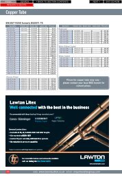 Copper Tube - BSS Price Guide 2010