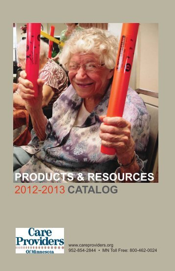 products & resources 2012-2013 catalog - Care Providers of ...