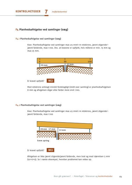 Hvor går grænsen? Malerfaget (pdf) - Tolerancer