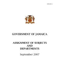 GOVERNMENT OF JAMAICA ASSIGNMENT OF ... - Ministry of Energy