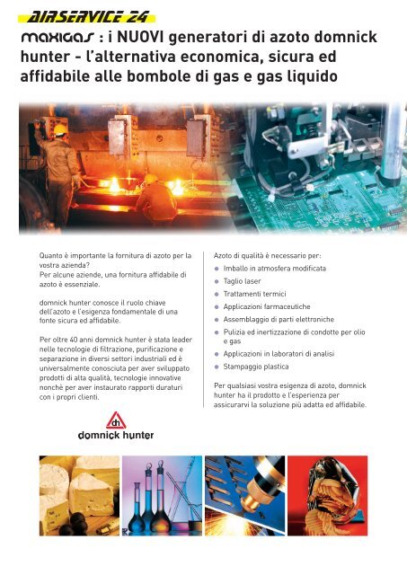 Generatori di azoto - AIRSERVICE 24 srl
