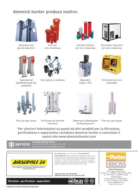 Generatori di azoto - AIRSERVICE 24 srl