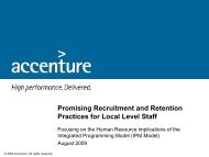Good Practices in Recruitment, Engagment and - World Vision ...