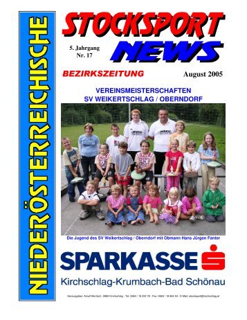 NÖ.- Eisstocksport Online Zeitung