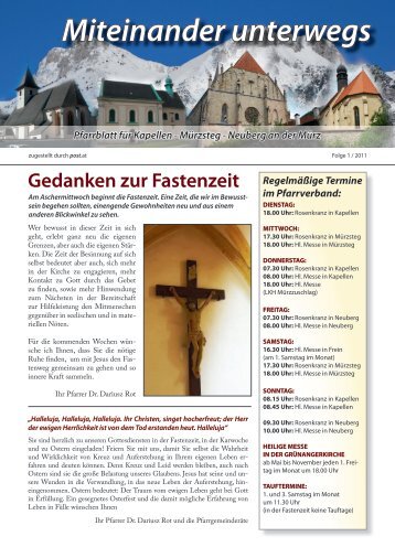 20. Mai 2011 Geistliche Begleitung: Pfarrer Dr. Dariusz Rot ...