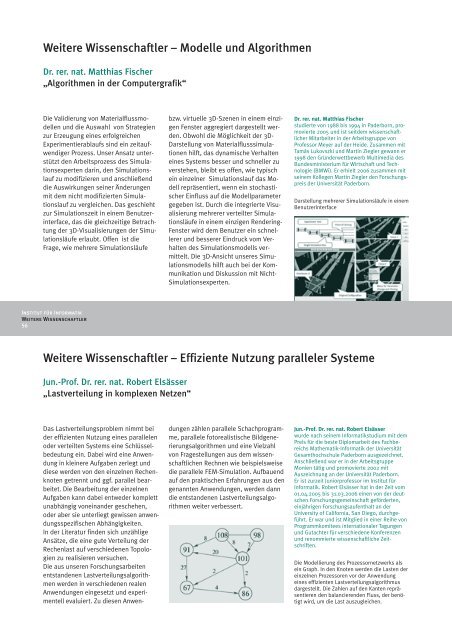 Jahresbericht 2008 - Fakultät für Elektrotechnik, Informatik und ...