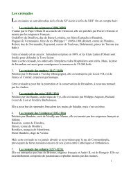 Les Croisades chronologie et questionnaire - French 4 Honors