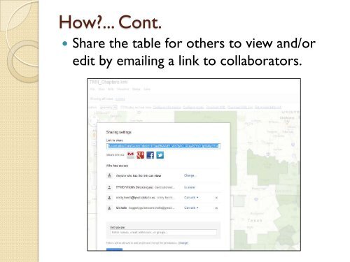 Web Mapping Made Easy with Google Fusion Tables - David O ...