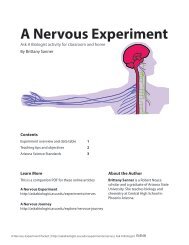 Nerve Experiment (PDF) - Ask A Biologist - Arizona State University