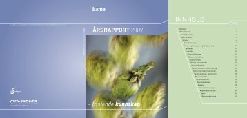 BAMA Årsrapport 2009