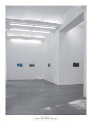 Installation view âNEWSâ, Galerie Adamski / Berlin 2012