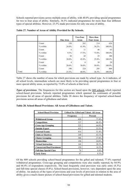 The Extent, Nature and Effectiveness of Planned Approaches in ...