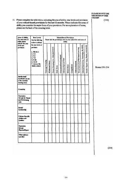 The Extent, Nature and Effectiveness of Planned Approaches in ...