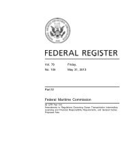 Federal Maritime Commission - ncbfaa