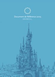 Document de Référence 2005 - Euro Disney SCA