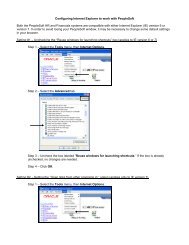 Configuring Internet Explorer to work with PeopleSoft