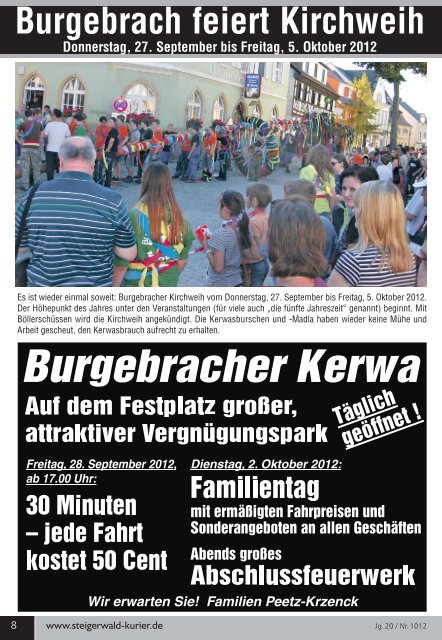 Ausgabe 1012 - Steigerwald-Kurier