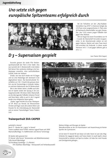 D 2 Junioren - beim FC Hennef 05