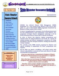State Disaster Resource Network - Gujarat Informatics Limited