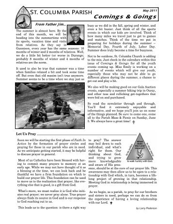 2011-5 Newsletter.pub - St. Columba Parish