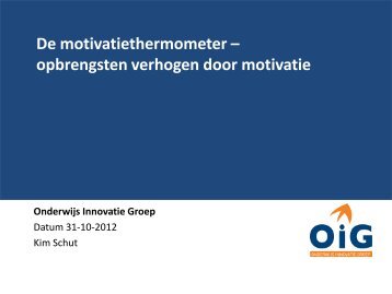 De motivatiethermometer - Kim Schut - PO-raad