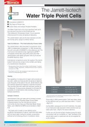 The Jarrett-Isotech Water Triple Point Cells - Thermibel