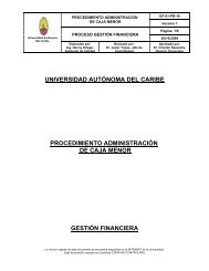 10. Procedimiento AdministraciÃ³n Caja Menor - sistema de gestiÃ³n ...