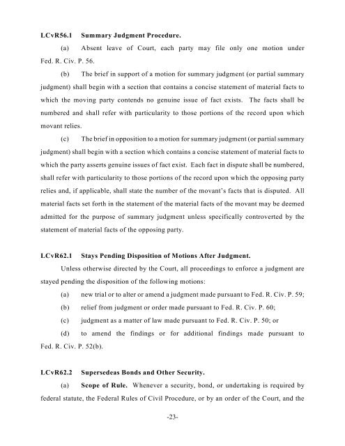 LOCAL COURT RULES - Western District of Oklahoma