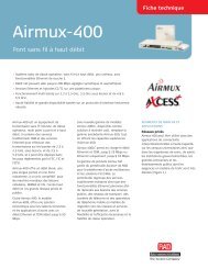 Airmux 400 LC - Connect Data