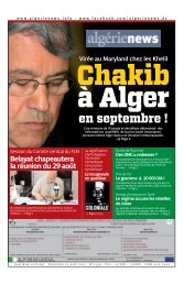 Fr-25-08-2013 - AlgÃ©rie news quotidien national d'information