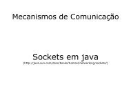 Sockets em java