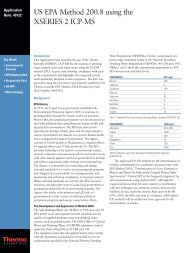 US EPA Method 200.8 using the - Thermo Scientific