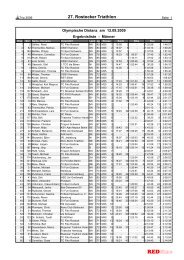 27. Rostocker Triathlon - REDtime