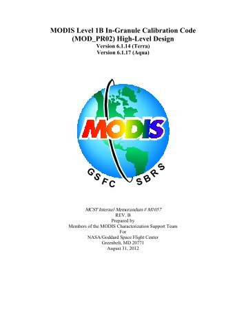 download - MODIS Characterization Support Team - NASA