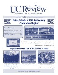 Union Catholic's 50th Anniversary Celebration Begins!