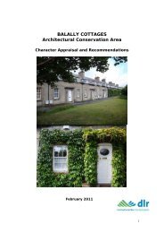 Balally Terrace Conservation Area - Dun Laoghaire-Rathdown ...