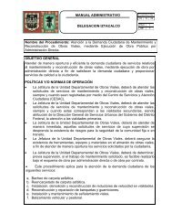 MANUAL ADMINISTRATIVO - Gobierno del Distrito Federal