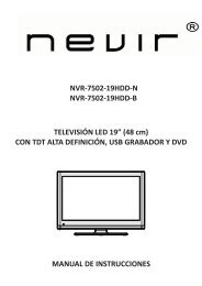 NVR-7502-19HDD-N NVR-7502-19HDD-B MANUAL DE ... - Nevir