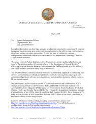 CIO memo (PDF, 75 KB) - Cioarchives.ca.gov - State of California